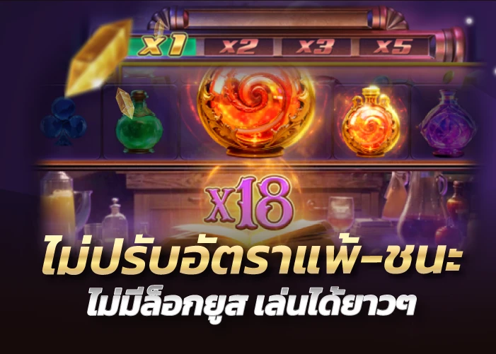 ไม่ปรับอัตราแพ้-ชนะ ไม่มีล็อกยูส เล่นได้ยาวๆ 